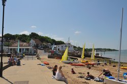 Gurnard Boat Club and Promenade - May 2009 Wallpaper