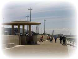 Shelter at Cleveleys Wallpaper