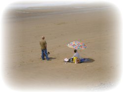 An hour at the beach, Cleveleys Wallpaper