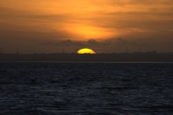 Sunset at Hessle Foreshore Wallpaper