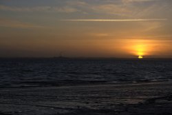 Sunset at Hessle Foreshore Wallpaper