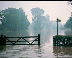 Floods Eastcote village 1977 Wallpaper