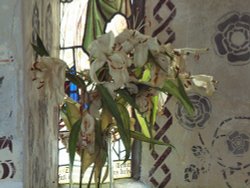 Inside St Swithun's Church, Compton Beauchamp, Oxon. Wallpaper