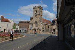 Church near Abingdon Street Market - July 2009