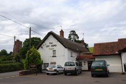 Ley Arms Pub in village of Kenn Devon - Cloudy day in June 2009 Wallpaper