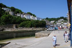 Looe Harbour near RNLI Lifeboat Station - June 2009 Wallpaper