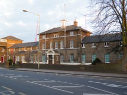 The old part of Watford Hospital Wallpaper