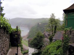 Looking out from the clifftop. Wallpaper