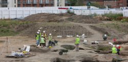 Hungate, York archaeological dig Wallpaper