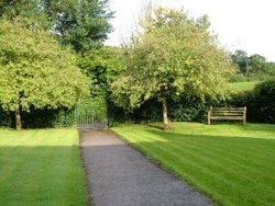 The front garden at Cruwys Morchard Parish Hall 25 July 2009 Wallpaper