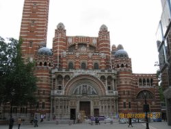 A partial view of Westminster Cathedral Wallpaper