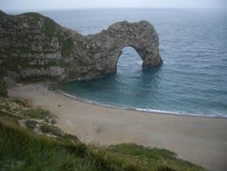 South West Coast path W. Lulworth - Durdle Door Wallpaper