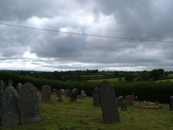 View from the graveyard Wallpaper