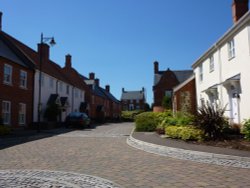 Street in Trowse Newton Wallpaper