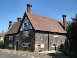 House dated 1604 in Trowse Newton Wallpaper