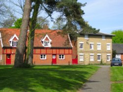 Peasonhall Village  Green Wallpaper