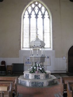 Knapton Church Font