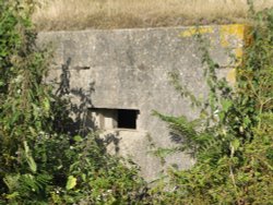 An old wartime pillbox Wallpaper