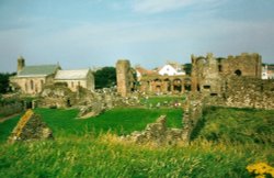 A View of Lindisfarne Priory