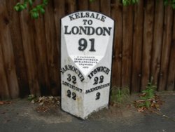 Kelsale Old Milestone Wallpaper