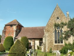 St Peters and St Pauls Church in Old Felixstowe Wallpaper