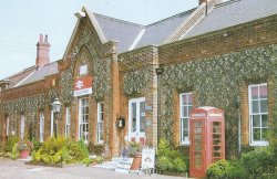 A Postcard of Wymondham Station,  too many cars to take a picture at the time of visiting Wallpaper