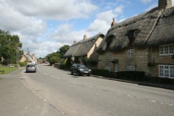 The village main street