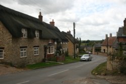 View from the top of the village Wallpaper