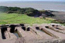 Old graves, Heysham Wallpaper