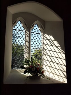 Church window, Worminghall, Bucks