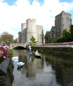 Westgate and Guildhall Canterbury.