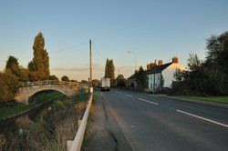 A51 Through Barbridge and Canal on left - late August 2009 Wallpaper