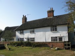 Houses opposite the Church. Wallpaper