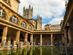 Roman Baths, Bath Wallpaper