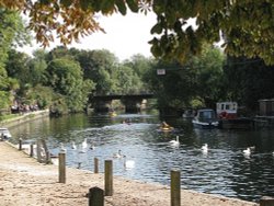 The River Wensum. Wallpaper