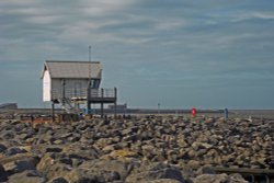 Morecambe yacht clubhouse. Wallpaper