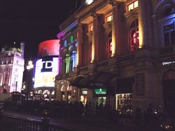 Looking towards Piccadilly at night Wallpaper