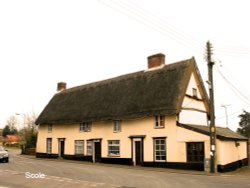 Thatched house Wallpaper