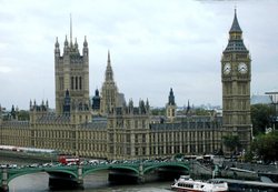 Parliament and Big Ben from London Eye Wallpaper