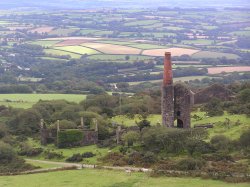 Mine workings on Bodmin Moor Wallpaper