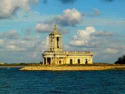 Normanton Church, Rutland Water Wallpaper