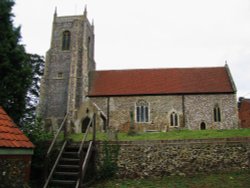 Belaugh Church. Wallpaper