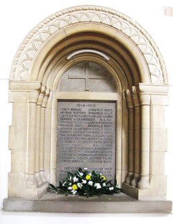 War Memorial in the Church