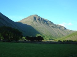 Wasdale with Great Gable and Parish Church Wallpaper