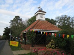 Shelter in the Village near the sports ground.