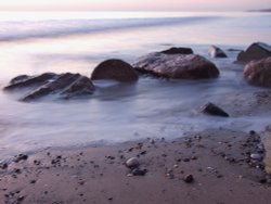 Mappleton beach at sunrise Wallpaper