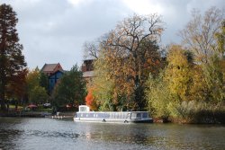 Along the river at Stratford Wallpaper