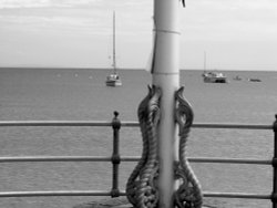 View from Swanage Small Pier Wallpaper