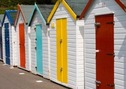 Beach Huts at Goodrington Devon