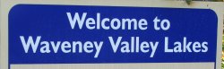 Waveney Valley Lakes sign Wallpaper